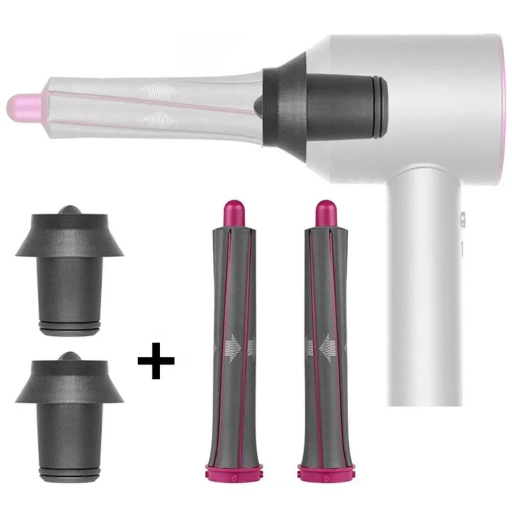 High-speed hair dryer with curling iron