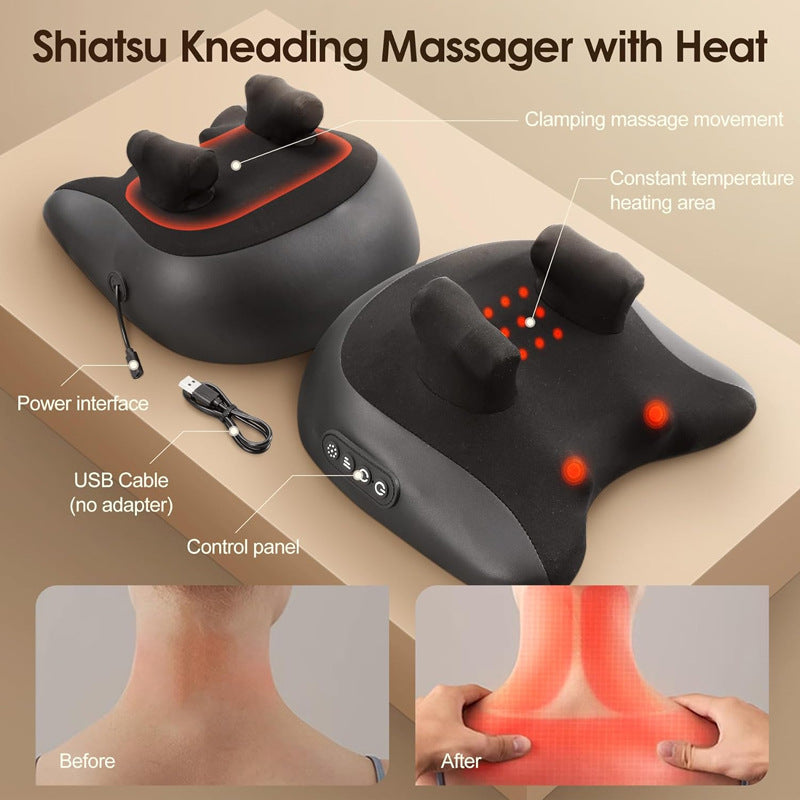 Neck Massager Shoulder And Neck Massage Pillow Lumbar Spine Massage Instrument