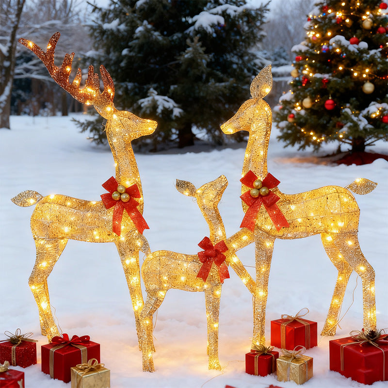 LED deer ornament