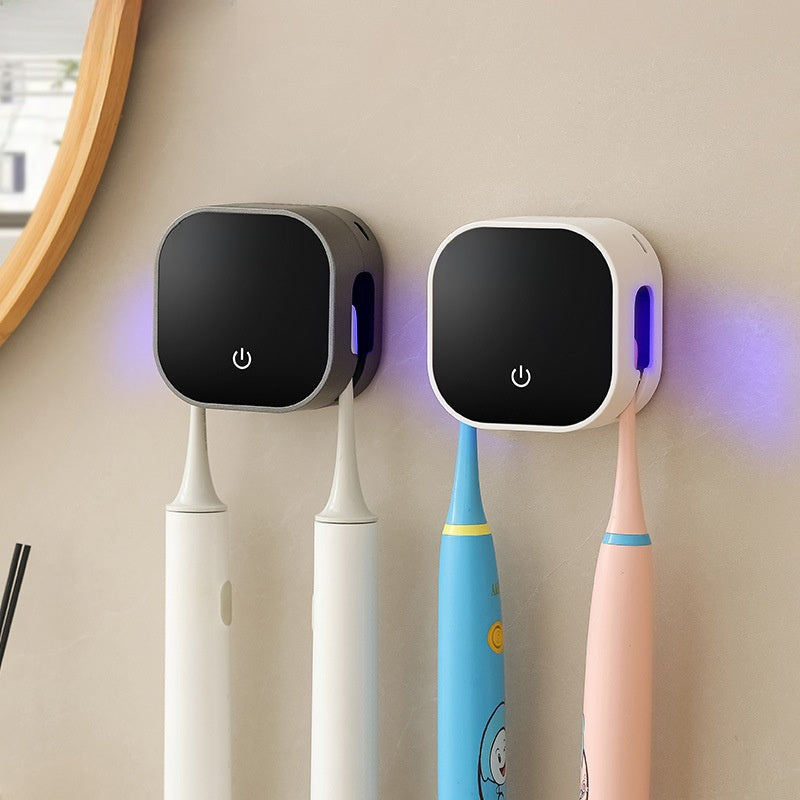 UV toothbrush holder