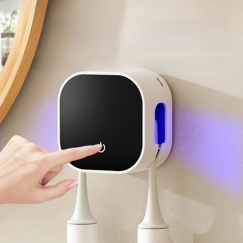 UV toothbrush holder