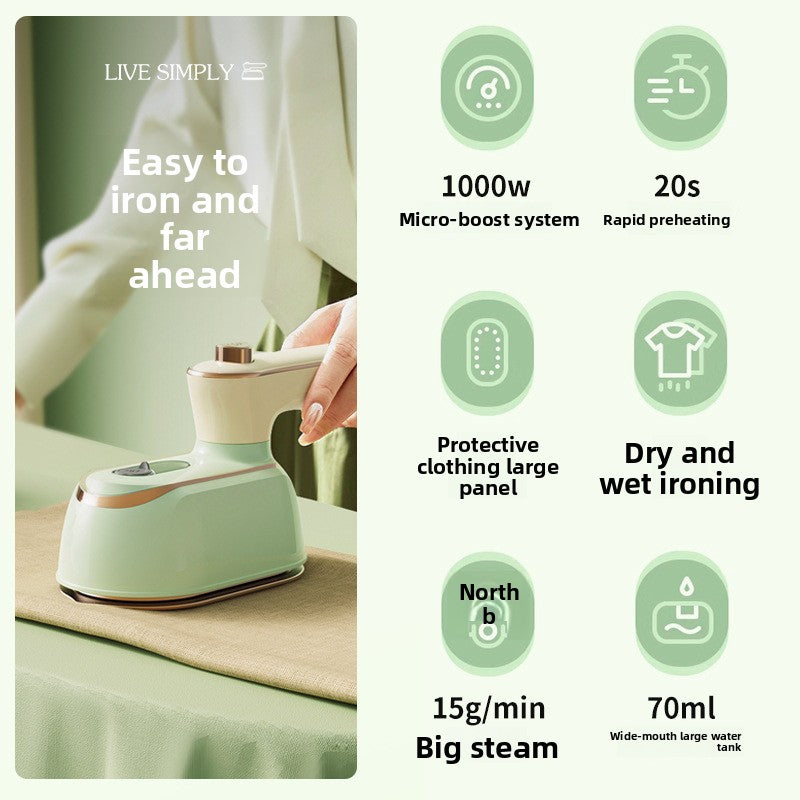 Handheld ironing machine