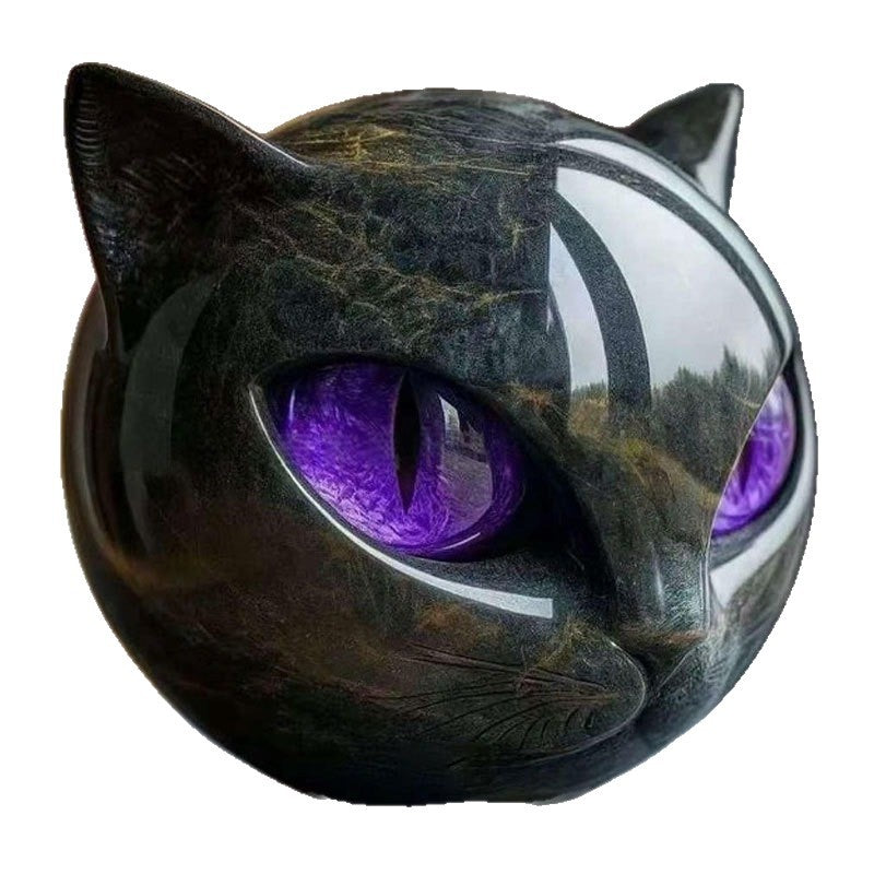 Cat Head Resin Sculpture Home Decor